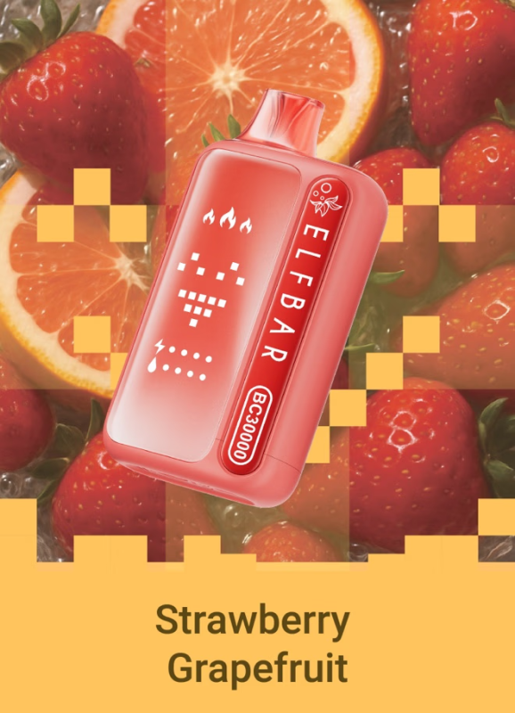 王嘉爾同款電子煙草莓葡萄柚味